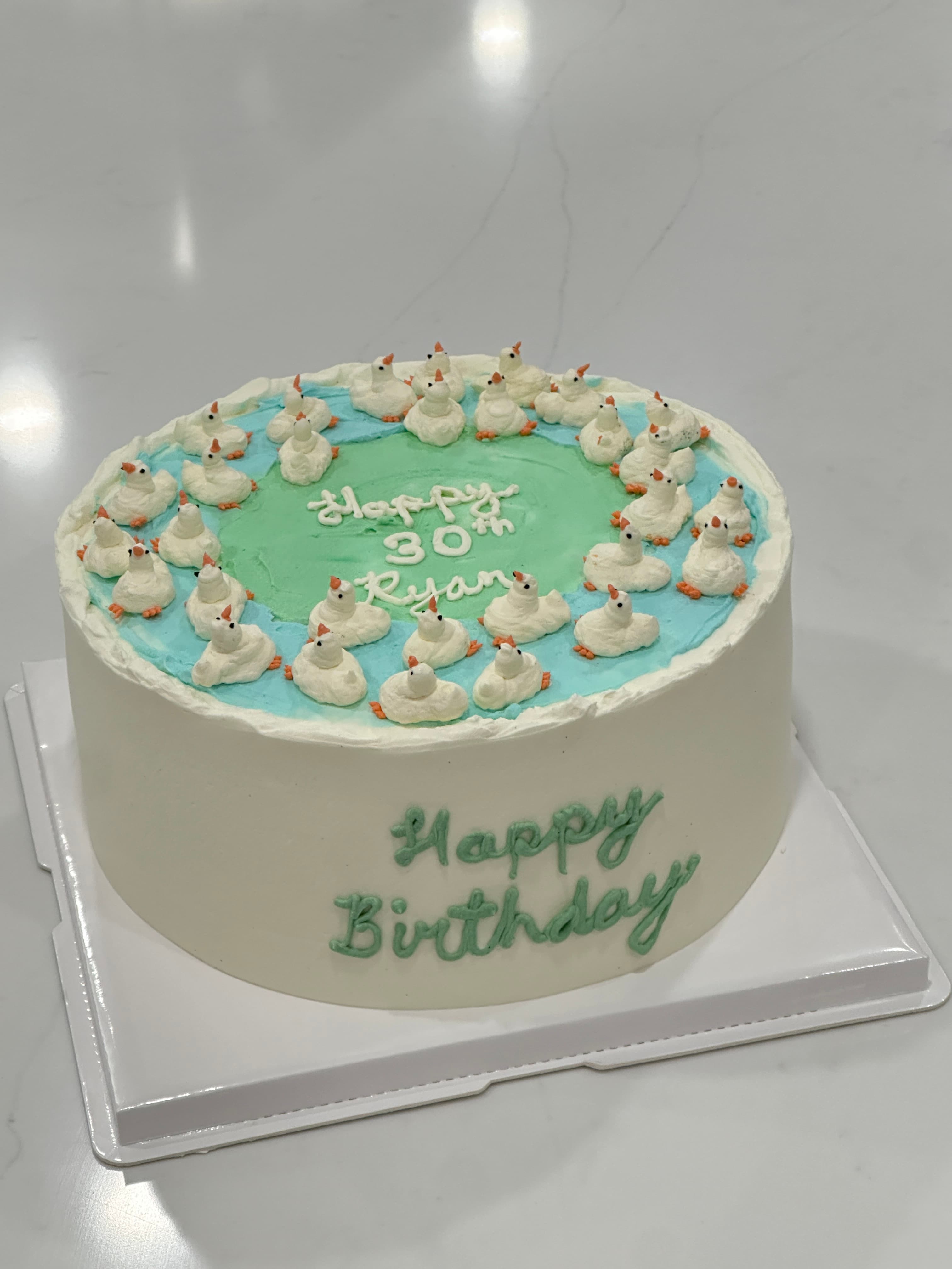 birthday duck cake